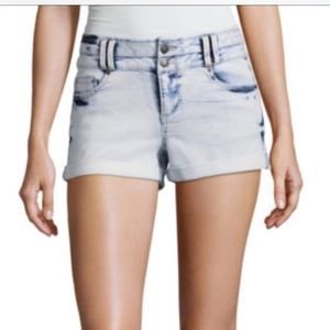 Blue Spice High Rise Shorts